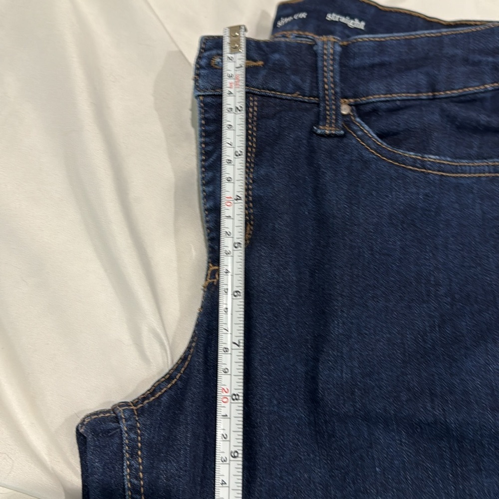 Crown & Ivy Straight Leg Dark Denim Jeans Size 6R - Picture 5 of 8